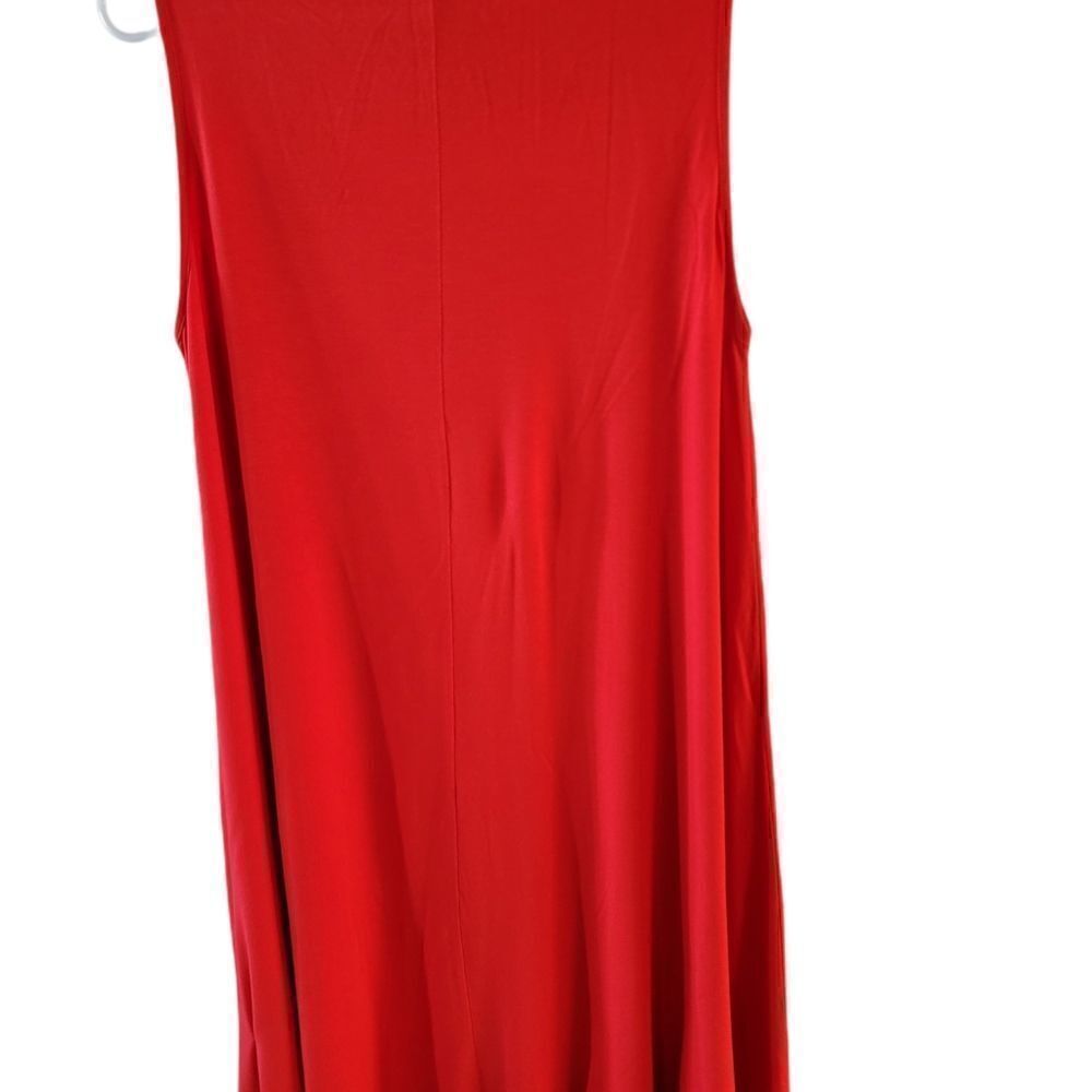 asos Petite Red Casual Midi Dress - Picture 6 of 15